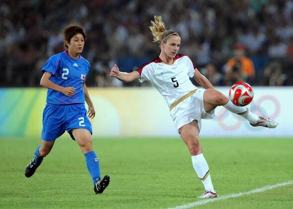 Olympics 2008, Football, Women, Semi final, Japan - USA 2:4