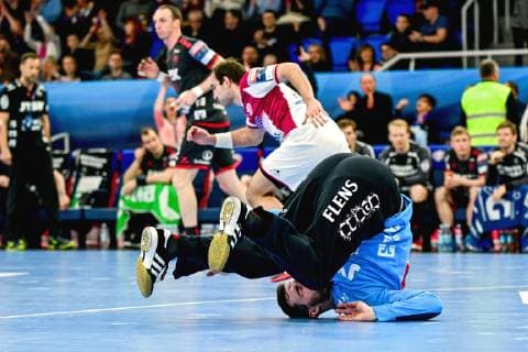 Handball, CL, HC Motor-ZNTU-ZAS Zaporizhia - SG Flensburg-Handewitt