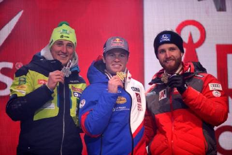 Alpine Skiing, World Championships in Are, Men's Alpine Combined, Award Ceremony
