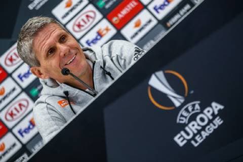 Football, EL, SK Rapid Wien Training and Press Conference