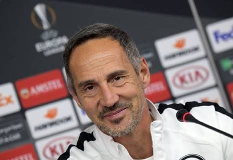 Football, EL, Eintracht Frankfurt Training and Press Conference