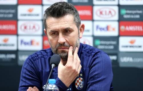 Football, EL, Dinamo Zagreb Training and Press Conference