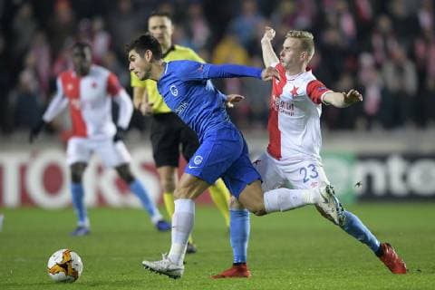 Football, EL, Slavia Prague - KRC Genk