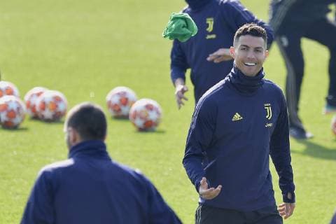 Football, CL, Juventus Turin Training