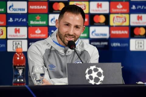 Football, CL, FC Schalke 04 Press Conference