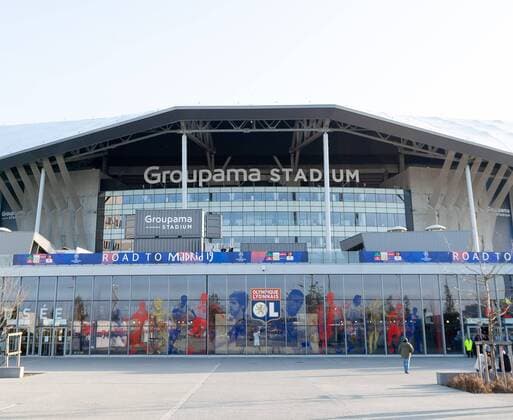 football, stadium history Olympique Lyon