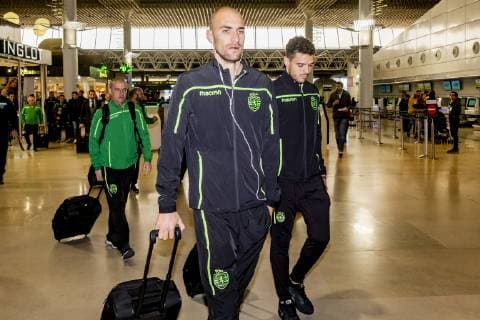 Football, EL, Sporting Lisbon Departure to Villareal