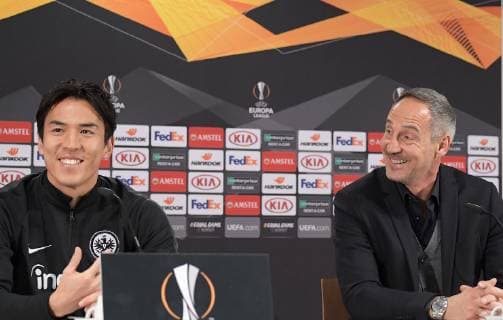 Football, EL, Eintracht Frankfurt Press Conference