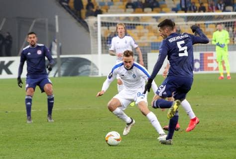 Football, EL, Dynamo Kiev - Olympiakos Piraeus