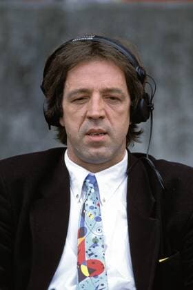 Football, Rolf Fuhrmann in action as Sky reporter for the last time on Saturday