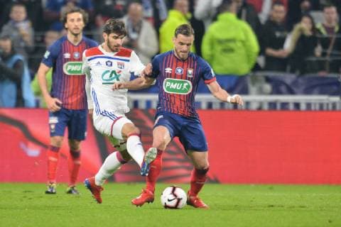 Football, Coupe de France, Olympique Lyon - SM Caen