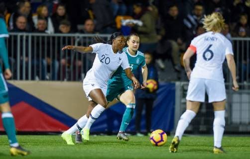 Football, Women's international, France - Germany