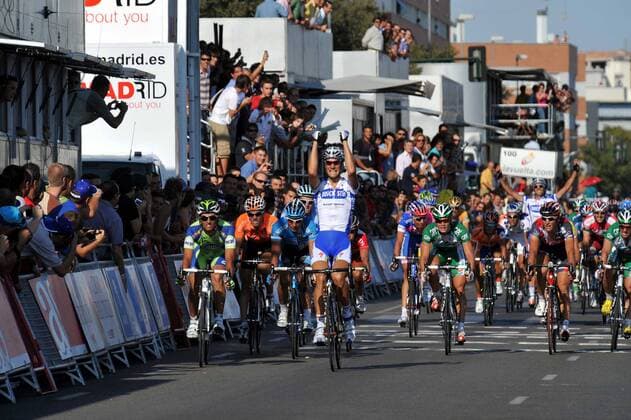 Cycling, Vuelta, Tom Boonen wins the 3rd stage