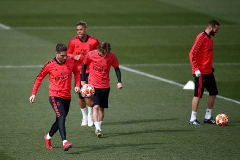 Football, CL, Real Madrid Training