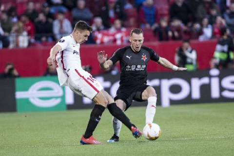 Football, EL, Sevilla FC - Slavia Prague