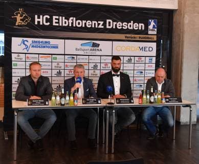 Handball, 2. BL, HC Elbflorenz Dresden Press Conference