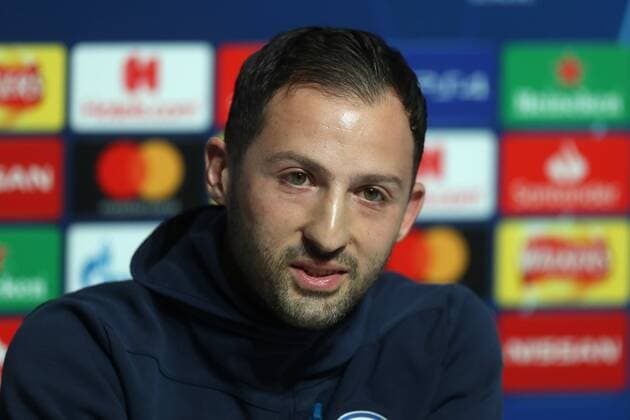 Football, CL, Schalke 04 Press Conference
