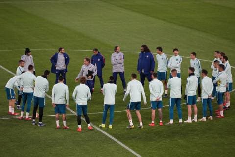 Football, CL, Atletico Madrid Training
