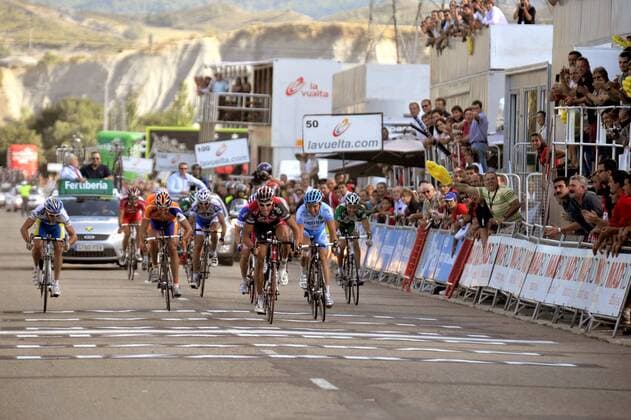 Cycling, Vuelta, Greg van Avermaet wins the 9th stage