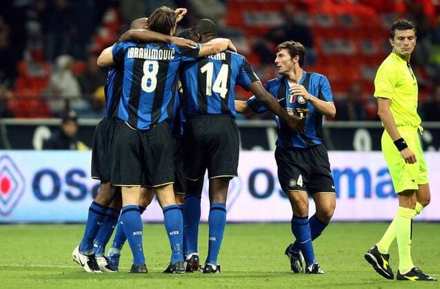 Football, Italy, Inter Milan - Calcio Catania 2:1