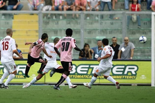 Football, Italy, US Palermo - AS Roma 3:1
