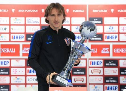 Football, Luca Modric receives AIPS Sport Media Award