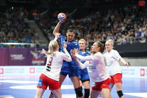 Handball, Golden League Women, Romania - Denmark