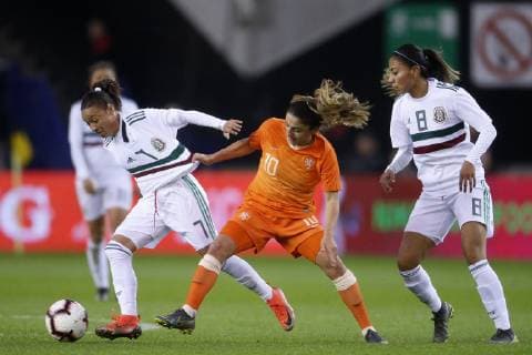 Football, Women's international, Netherlands - Mexico