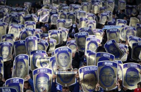 Football, CL, FC Porto - FC Liverpool, Fan-Choreo