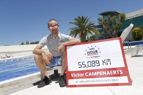 Cycling, Shooting Victor Campenaerts - Hour World Record Holder