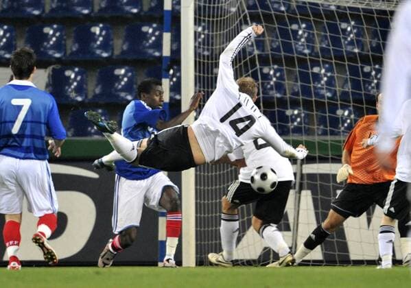 Football, U21 European Championship Qualification, Germany - France 1:1