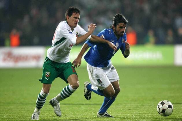 Football, World Cup Qualification, Bulgaria - Italy 0:0
