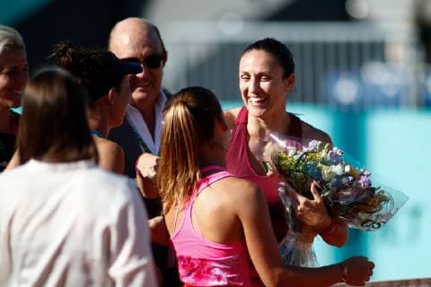 WTA tournament in Madrid, Arantxa Parra Santonja says goodbye to professional tennis
