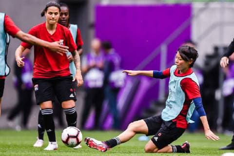 Football, Women, CL, Olympique Lyon Training