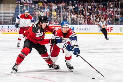 Ice hockey, WM, semi-final, Canada - Czech Republic