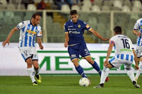 Football, Italy, A Series, Delfino Pescara - Hellas Verona