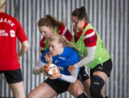 Handball, EM Quali, Denmark National Team Training