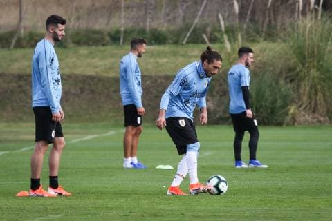 Football, Copa America, National Team Uruguay Training