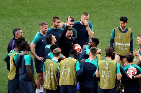 Football, CL Final, Tottenham Hotspur Final Training