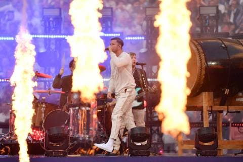 Football, CL final, Tottenham Hotspur - FC Liverpool, opening ceremony with Imagine Dragons