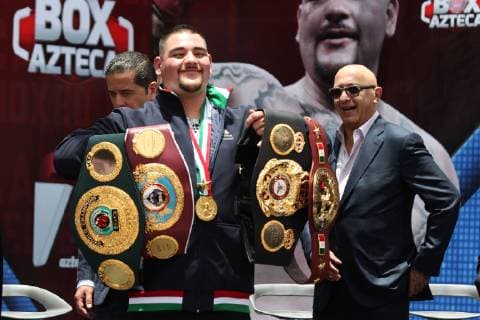 Boxing, World Champion Andy Ruiz Jr., Press Event in Mexico City