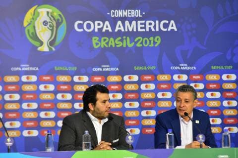 Copa America, press conference in Sao Paulo