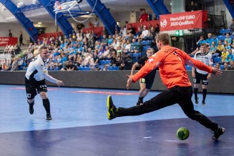 Handball, EM Quali, Estonia - Netherlands