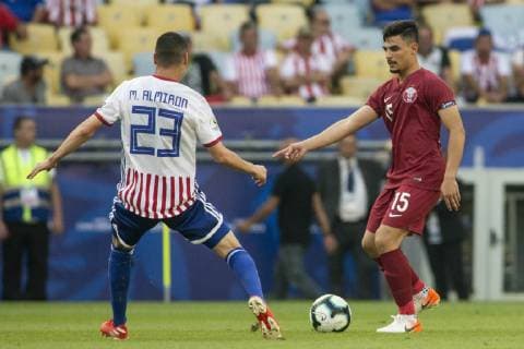 Football, Copa America, Paraguay - Qatar