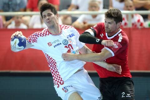 Handball, EM Quali, Croatia - Belgium