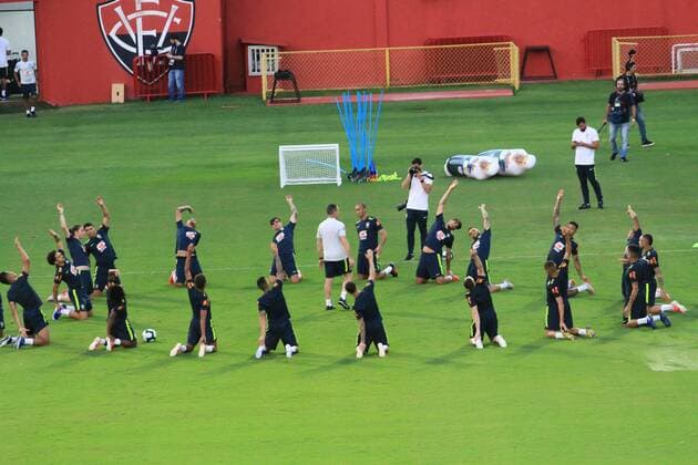 Football, Copa America, Brazil National Team Training