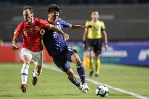 Football, Copa America, Japan - Chile