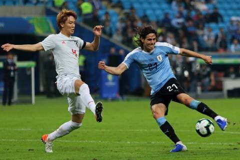 Football, Copa America, Uruguay - Japan