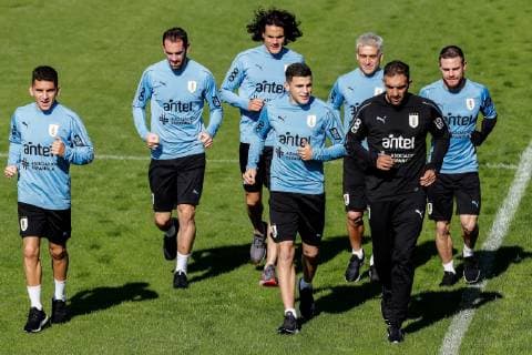 Football, Copa America, National Team Uruguay Training