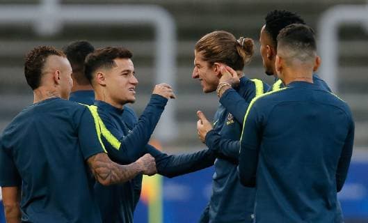 Football, Copa America, National Team Brazil Training